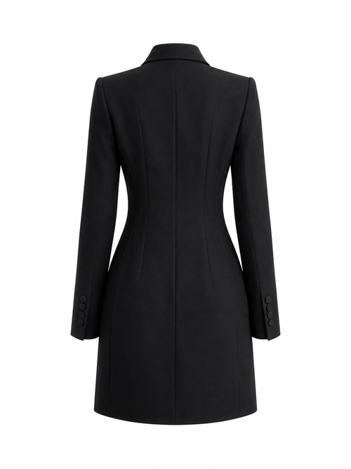 Hook and Eye Mini Blazer Dress