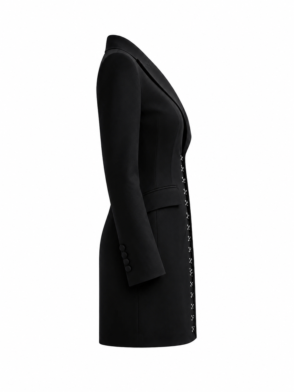 Hook and Eye Mini Blazer Dress